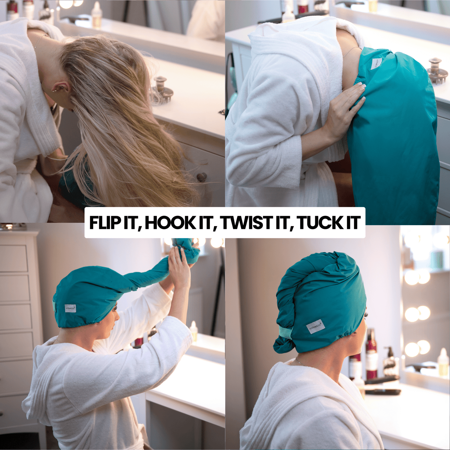 XL Luxe Shower Wrap (PRE ORDER AVAILABLE NOW) - Hair Made Easi