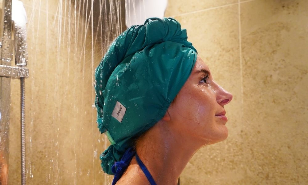 How The XL Luxe Shower Wrap Protects Your Hair Between Wash Days
