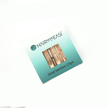 Small Gold Section Clips - Hair Made Easi