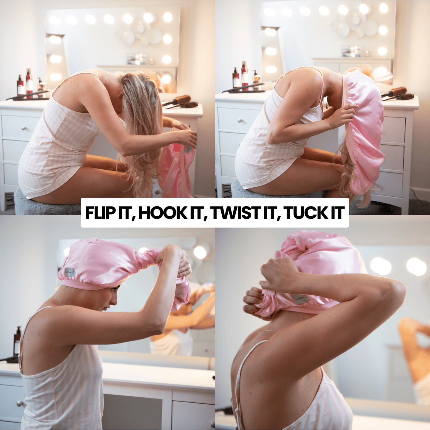 XL Luxe Satin Sleep Wrap (PRE ORDER NOW) - Hair Made Easi