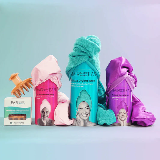 Luxury HMH Hair Wrap Bundle & Hair Oiler - Free Bag
